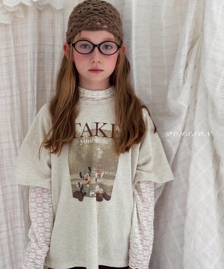 10[予約]poisson lace layered t-shirt