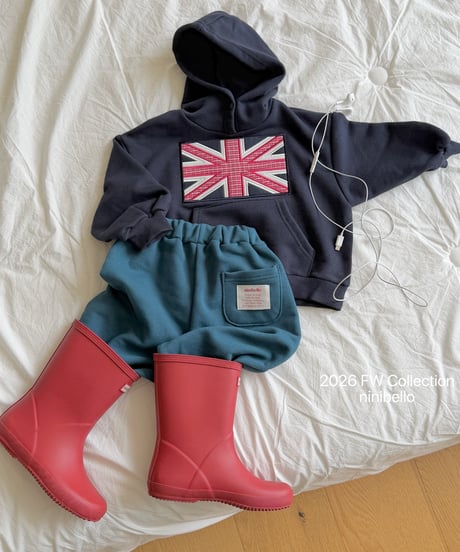 21[予約]ninibello london patch hoodie