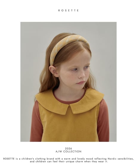 36[予約]ROSETTE maple hairband