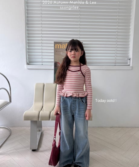 12[予約]matilda&lee day border halter neck