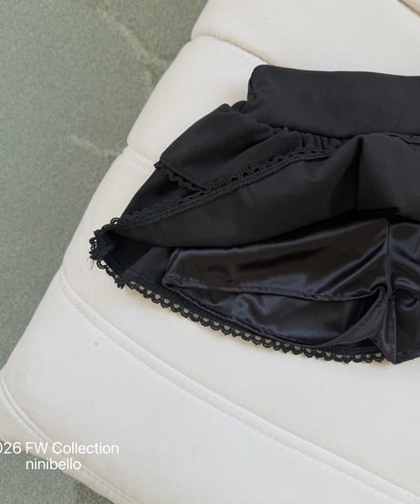 48[予約]ninibello rococo suede skirt