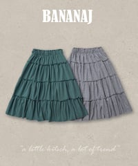 34[予約]BANANAJ nestle long skirt
