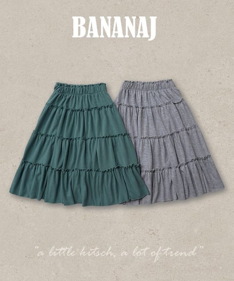 34[予約]BANANAJ nestle long skirt
