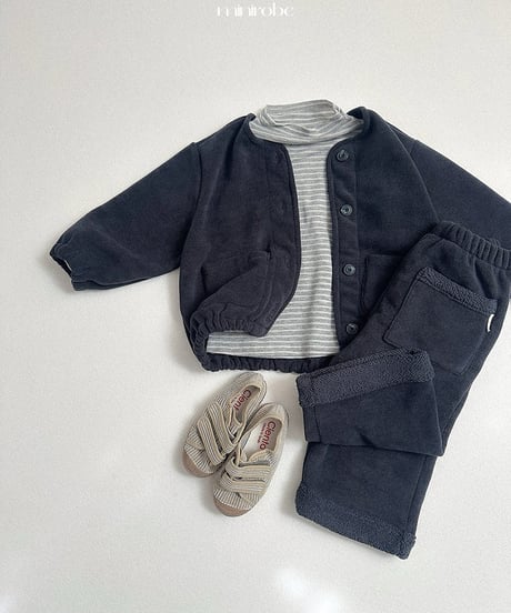 9[予約]minirobe roll-up straight pants