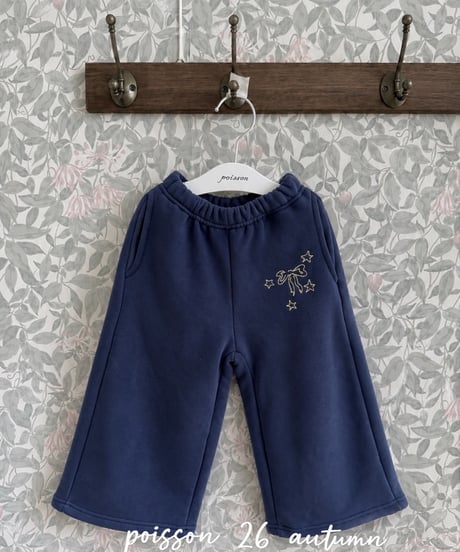 22[予約]poisson ribbon embroidery pants