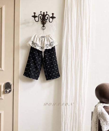 23[予約]poisson ribbon pants