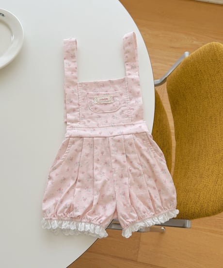46[予約]ninibello pine pumpkin romper