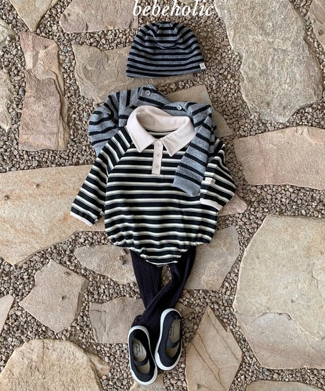 56[予約]bebeholic striped suit