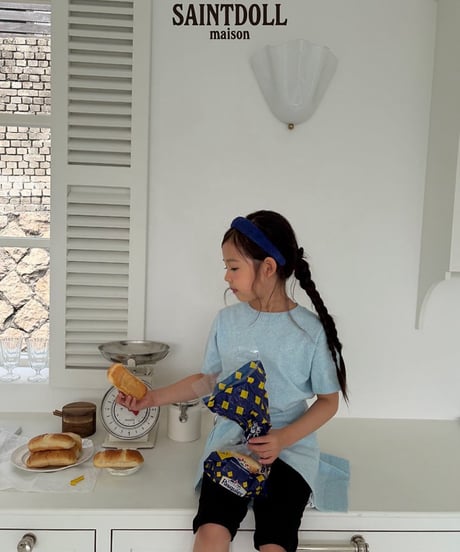 35[予約]saintdoll short sleeve round knit tee