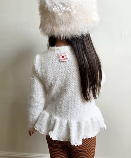 51[予約]ELLYMOLLY snow flake frill t