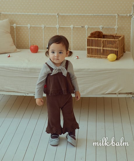 20[予約]milkbalm momo scallop pants