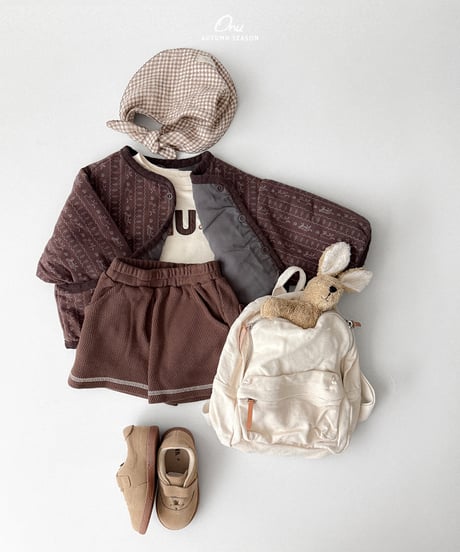 29[予約]onu picture quilted jumper