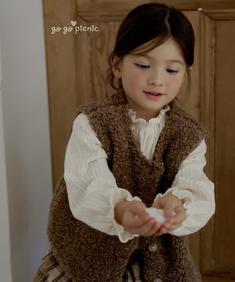 1[予約]go go picnic teddy vest