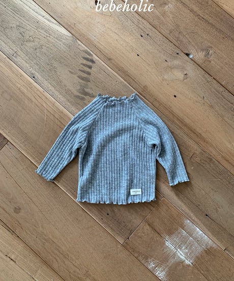 25[予約]bebeholic jeny ruffle tee