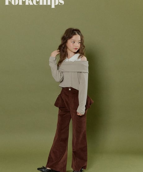 26[予約]FORKCHIPS muffin flare pants