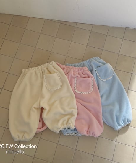 26[予約]ninibello marshmallow pants(12m-2XL)