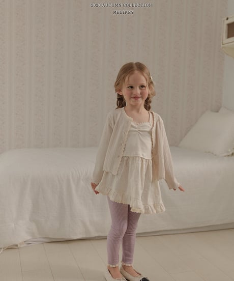 25[予約]melikey ballet frill sleeveless ops