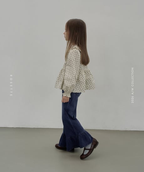 15[予約]ROSETTE floral blouse