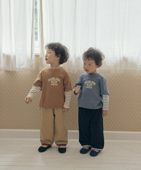 10[予約]送料無料 the beige layered sleeve tee