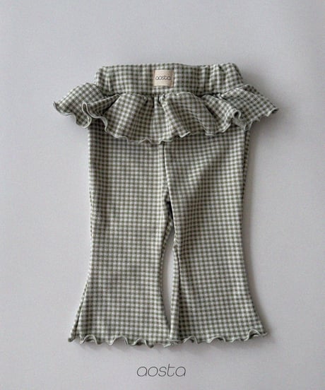 63[予約]Aosta kiki frill pants
