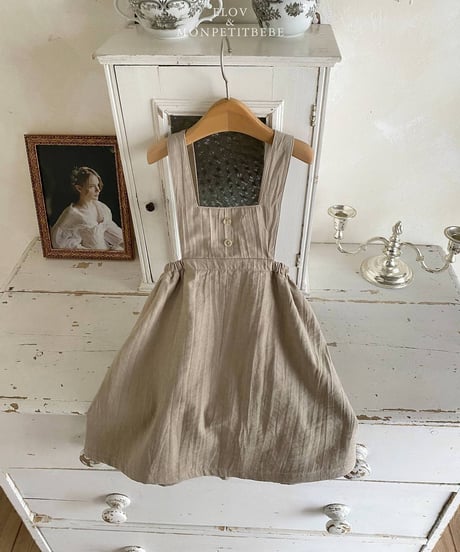 14[予約]elov&monpetitbebe pleated apron ops