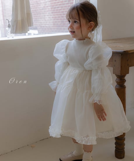 46[予約]OREN severin organza dress