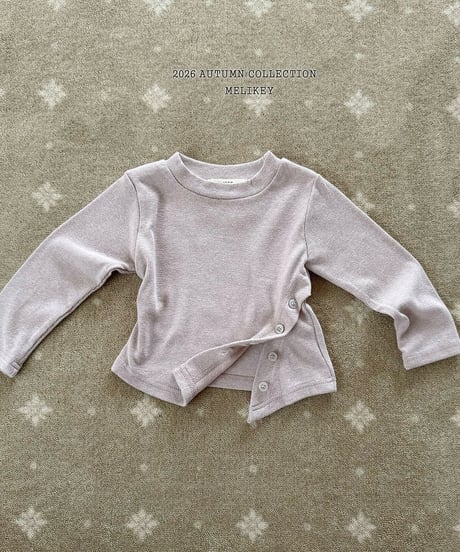 6[予約]melikey diagonal button t