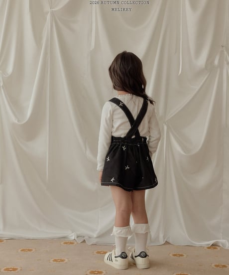 53[予約]melikey ribbon embroidery suspender