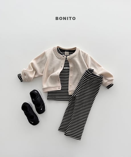49[予約]bonito stripe slin set