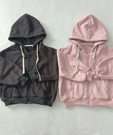 12[予約]aiai pinky dot hoodie zip-up