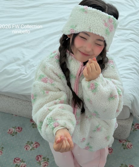 61[予約]ninibello curly ear warmer