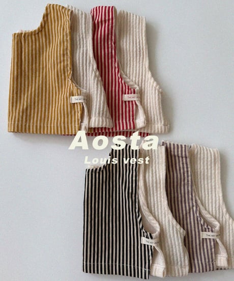 27[予約]Aosta louis vest