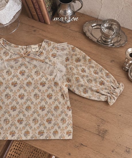23[予約]marron lemon blouse(XS-L)