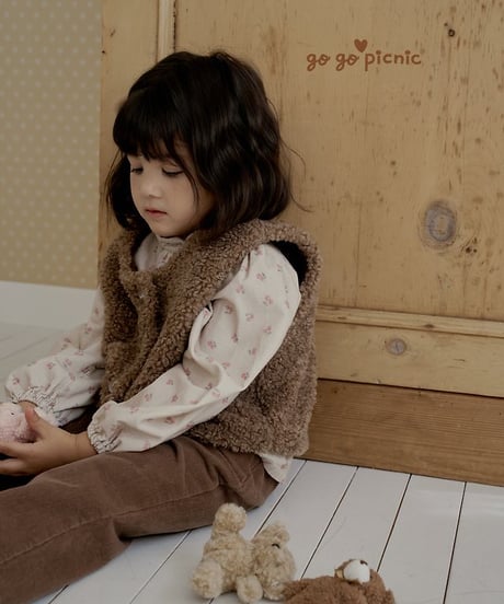 1[予約]go go picnic teddy vest