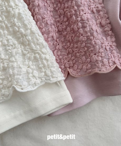 1[予約]petit&petit roy layered t