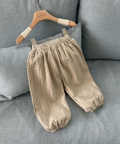 31[予約]monbebe jacquard jogger pants