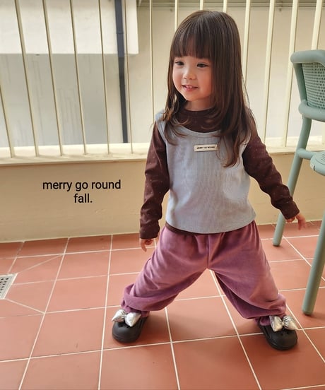 9[予約]merry go round kinder vest set