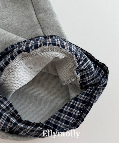 55[予約]ELLYMOLLY hershey color block pants