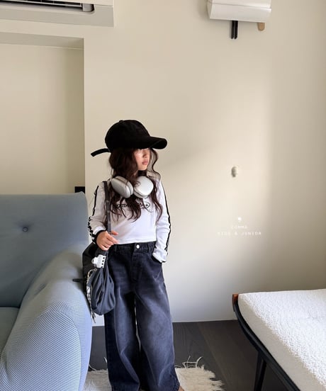 27[予約]COMMA wide denim pants(dark blue)