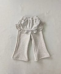 51[予約]aiai fine dot frill skirt leggings