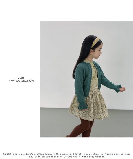 27[予約]ROSETTE puella skirt