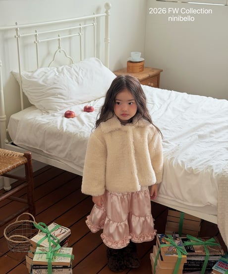 47[予約]ninibello bijou long skirt