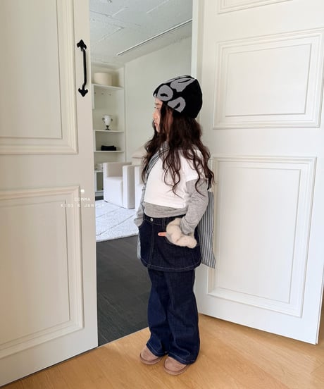 33[予約]COMMA skirt denim pants