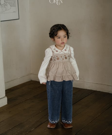 5[予約]OREN cecil eyelet t-shirt