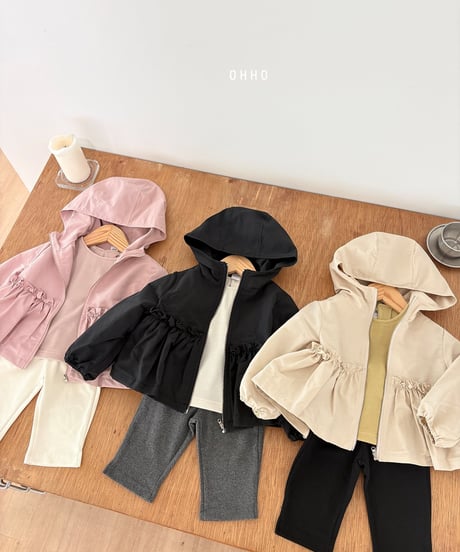 12[予約]ohho frill windbreaker
