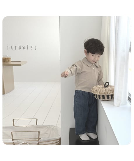 39[予約]nunubiel denim pants