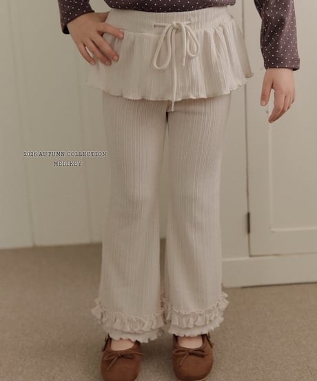 39[予約]melikey vest frill bootcut