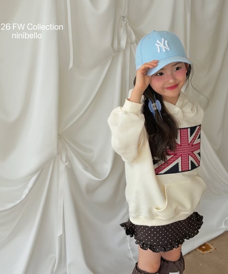 21[予約]ninibello london patch hoodie