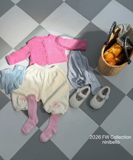 10[予約]ninibello star candy cardigan