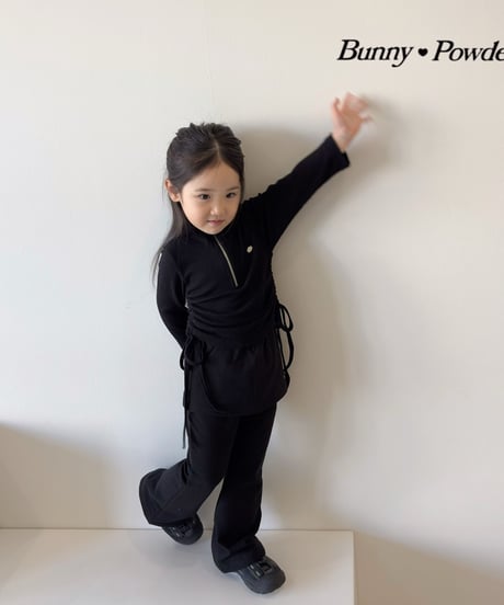51[予約]bunny powder tenny mini wrap skirt pants